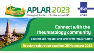 Asia Pacific League of Associations for Rheumatology 25th APALR Congress 2023