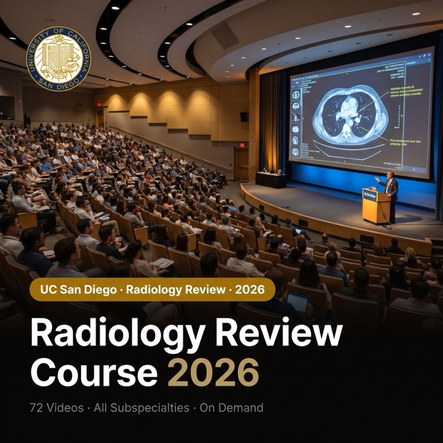 2026 UC San Diego Presents Radiology Review Course Medium 2026 UC San Diego Presents Radiology Review Course Medium
