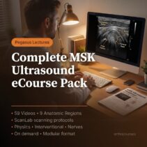 4 Pegasus Complete MSK Ultrasound eCourse Pack Medium