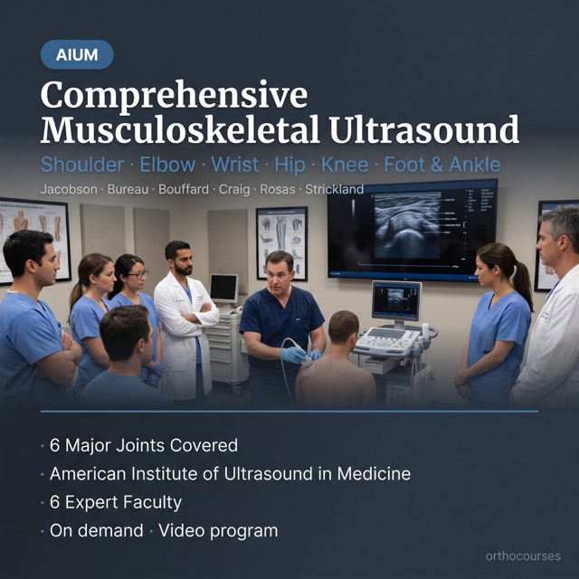 AIUM - Comprehensive Musculoskeletal Ultrasound Medium AIUM Comprehensive Musculoskeletal Ultrasound Medium